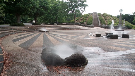 昭和記念公園噴水エリア